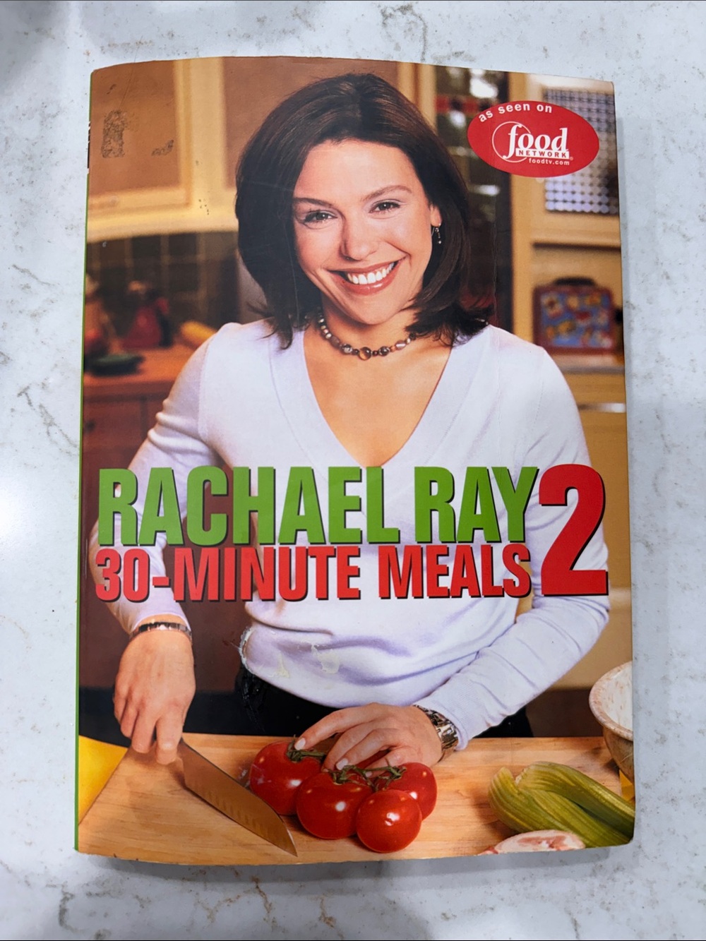 Rachael Ray 30-Minute Meals 2 Cookbook - White, Green, Red